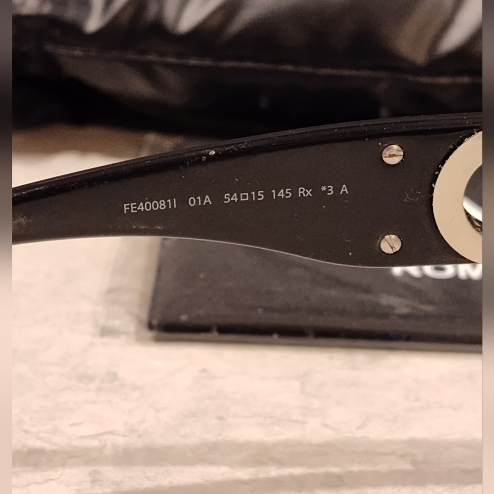 NEW FENDI O'LOCK FF CRYSTAL LOGO BLACK UNISEX SUNGLASSES FULL INCLUSION - Picture 12 of 15